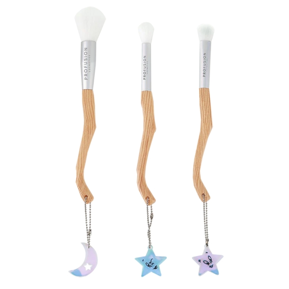 Casper The Friendly Ghost 3pc. Magic Makeup Brush Set Eye and Face Witchy Fairy - Picture 2 of 3